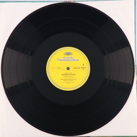 César Franck  Radio Symphony Orchestra Berlin, Symphony In D Minor 12" LP Record - Picture 9 of 11